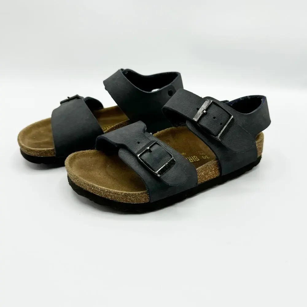 BIRKENSTOCK Milano Navy Blue Regular Sandals Kids 12 EU 30